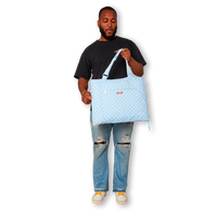 SPRAYGROUND® TOTE SHARK ISLAND PACKABLE BEACH MAT BLANKET WATER RESISTANT CONVERTIBLE TOTE