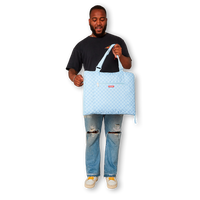 SPRAYGROUND® TOTE SHARK ISLAND PACKABLE BEACH MAT BLANKET WATER RESISTANT CONVERTIBLE TOTE