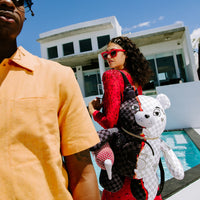SPRAYGROUND® BACKPACK RING OF FIRE MONEYBEAR TEDDYBEAR BACKPACK