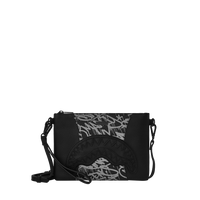 SPRAYGROUND® POUCHETTE A.M.P.M CROSSOVER CLUTCH W/ SHOULDER STRAP