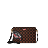 SPRAYGROUND® POUCHETTE LENTICULAR EFFECTS CROSSOVER CLUTCH W/ SHOULDER STRAP