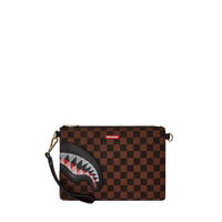 SPRAYGROUND® POUCHETTE LENTICULAR EFFECTS CROSSOVER CLUTCH W/ SHOULDER STRAP