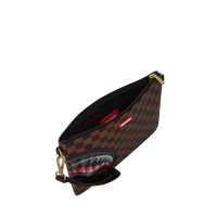 SPRAYGROUND® POUCHETTE LENTICULAR EFFECTS CROSSOVER CLUTCH W/ SHOULDER STRAP