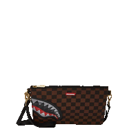 SPRAYGROUND® POUCHETTE LENTICULAR EFFECTS CROSSOVER CLUTCH W/ SHOULDER STRAP