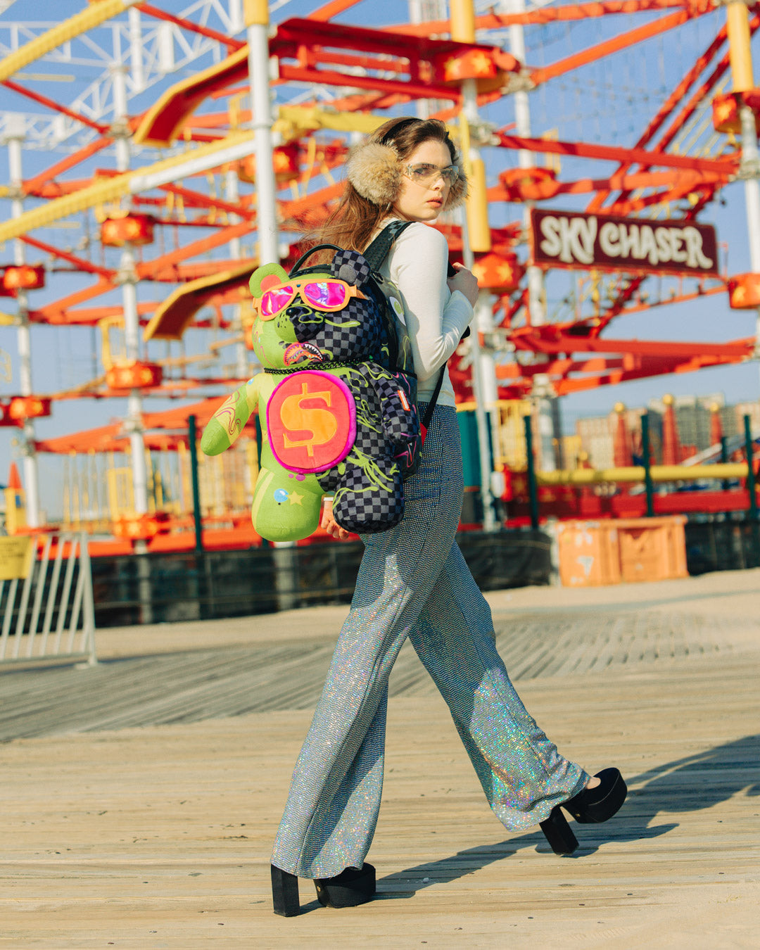 【SPRAYGROUND】SLIME DIME MONEYBEAR TEDDYBEAR バックパック SLIME DIME MONEYBEAR TEDDYBEAR ON BACKPACK – SPRAYGROUND®