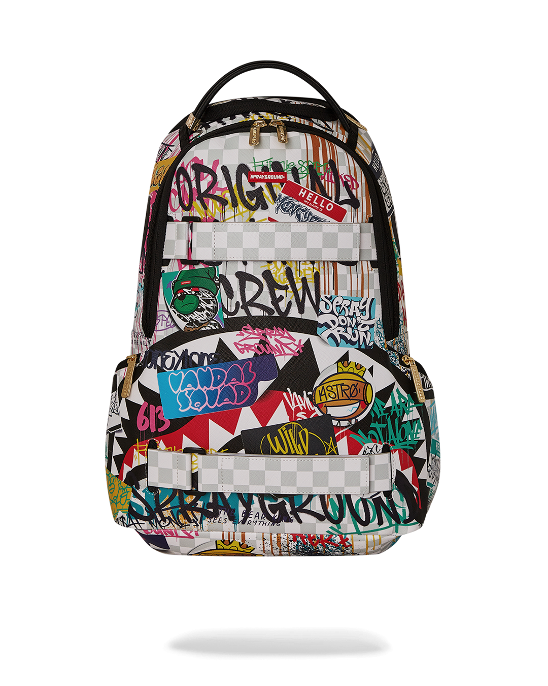CREATE ANOTHER DAY SKATEBOARD-STRAP BACKPACK – SPRAYGROUND® CREATE ANOTHER DAY SKATEBOARD-STRAP BACKPACK – SPRAYGROUND®
