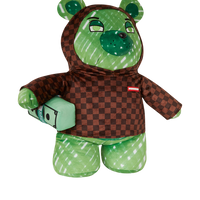 SPRAYGROUND® BACKPACK SHARKS IN PARIS FADE AWAY HOODIE MONEYBEAR TEDDYBEAR BACKPACK