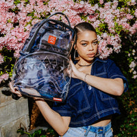 SPRAYGROUND® BACKPACK CLEAR AS NIGHT - CLEAR DLX BACKPACK