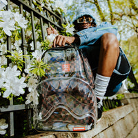 SPRAYGROUND® BACKPACK LOUD AND CLEAR - CLEAR DLX BACKPACK