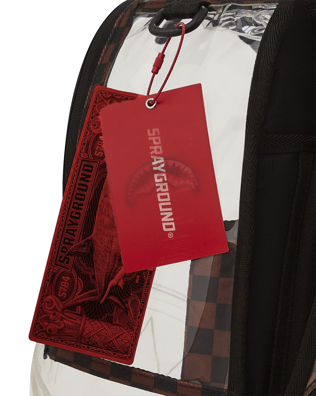 SPRAYGROUND® BACKPACK LOUD AND CLEAR - CLEAR DLX BACKPACK