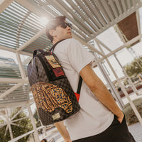 SPRAYGROUND® BACKPACK DIAA ALLAM SHARKS IN PARIS BLACK DLXSV BACKPACK