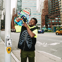 SPRAYGROUND® BACKPACK BLUE ZOMBIE SHARK DLXSR BACKPACK