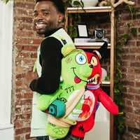 SPRAYGROUND® BACKPACK ANGEL VS DEVIL BEAR BACKPACK