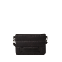 SPRAYGROUND® POUCHETTE BLACK PUFFER CHECK CROSSOVER CLUTCH
