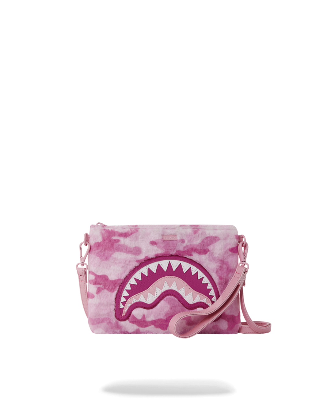 FURRROCIOUS IN PINK CROSSOVER CLUTCH – SPRAYGROUND®