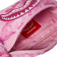 SPRAYGROUND® CROSSBODY PINK CAMO FAUX FUR SAVVY CROSSBODY