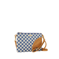 SPRAYGROUND® POUCHETTE LETTER CHECKERS CROSSOVER CLUTCH