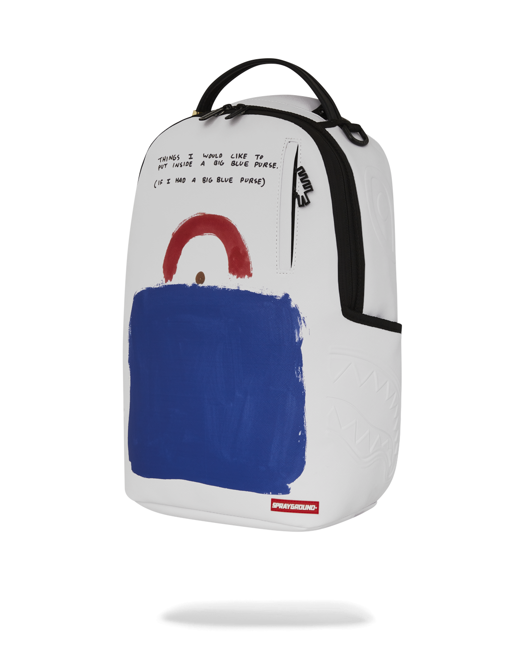 SPRAYGROUND® BACKPACK KEITH HARING EMBOSSED SHARK HANDBAG PRINT BACKPACK
