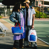 SPRAYGROUND® BACKPACK KEITH HARING EMBOSSED SHARK HANDBAG PRINT BACKPACK