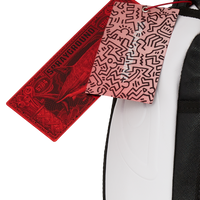 SPRAYGROUND® BACKPACK KEITH HARING EMBOSSED SHARK HANDBAG PRINT BACKPACK
