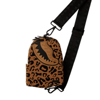SPRAYGROUND® SLING CHEETAH CHENILLE BACKPACK SLING