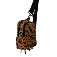 SPRAYGROUND® SLING CHEETAH CHENILLE BACKPACK SLING