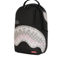 SPRAYGROUND® BACKPACK SHARK CENTRAL CREAM BLACK CHECK BACKPACK
