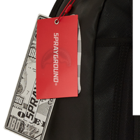 SPRAYGROUND® BACKPACK SHARK CENTRAL CREAM BLACK CHECK BACKPACK