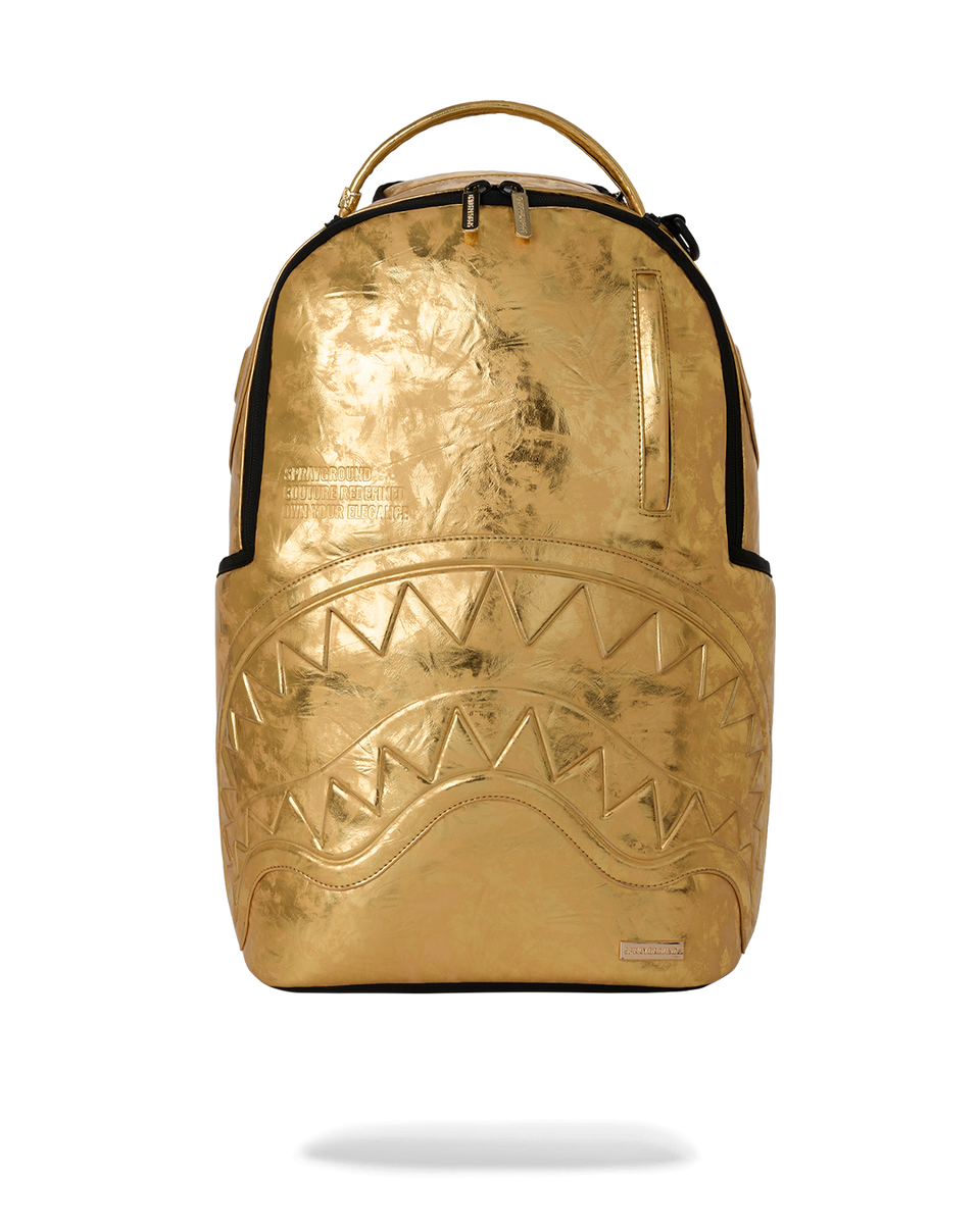 Sprayground リュック ゴールド チェッカーフラッグ SHARK CENTRAL GOLDEN AGE BACKPACK – SPRAYGROUND®