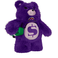 SPRAYGROUND® BACKPACK FURZILLA SHARK (PURP) MONEYBEAR BACKPACK