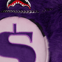 SPRAYGROUND® BACKPACK FURZILLA SHARK (PURP) MONEYBEAR BACKPACK