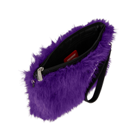 SPRAYGROUND® POUCHETTE FURZILLA SHARK (PURP) CROSSOVER CLUTCH