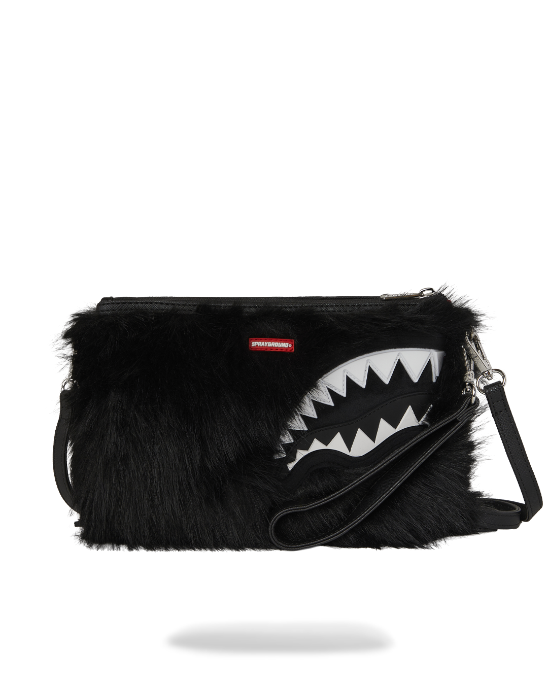 FURZILLA SHARK (NIGHT) CROSSOVER CLUTCH – SPRAYGROUND®