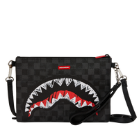 SPRAYGROUND® POUCHETTE SCRIBBLE SHARK CROSSOVER CLUTCH