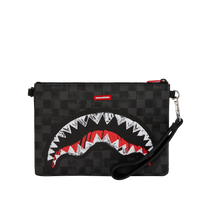 SPRAYGROUND® POUCHETTE SCRIBBLE SHARK CROSSOVER CLUTCH