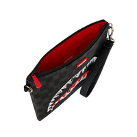 SPRAYGROUND® POUCHETTE SCRIBBLE SHARK CROSSOVER CLUTCH