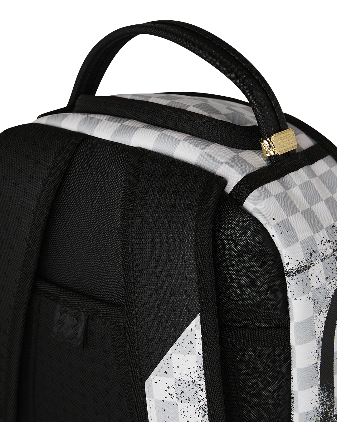 SPRAYGROUND® BACKPACK BLACK STENCIL SHARK BACKPACK