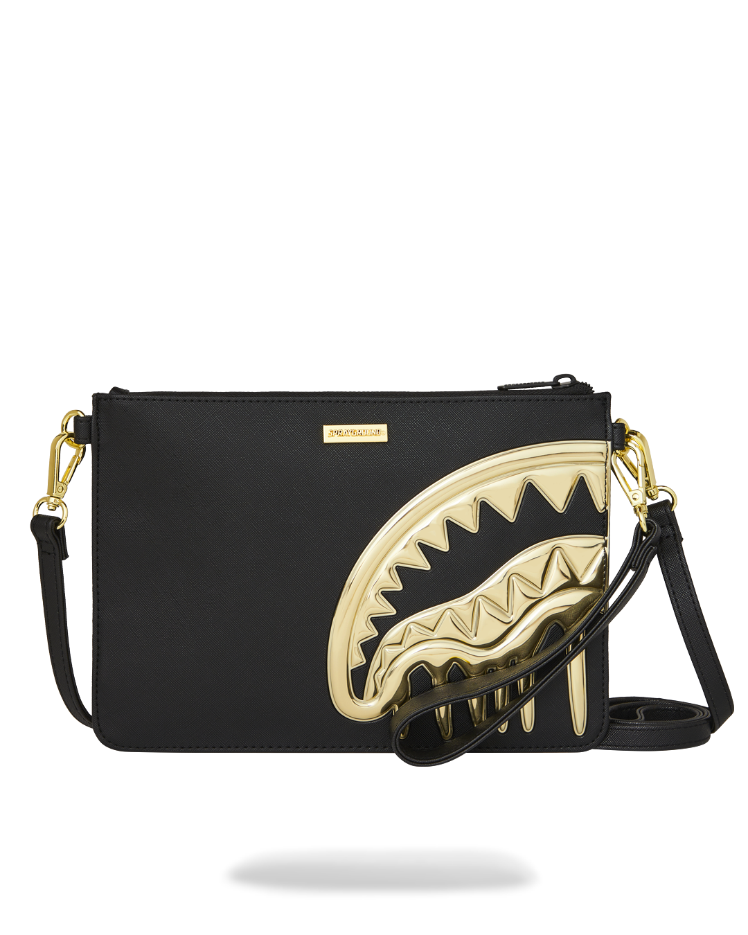 GOLDHEART SHARK DRIP CROSSOVER CLUTCH – SPRAYGROUND®