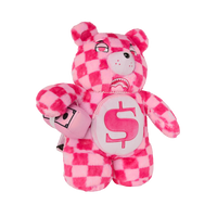 SPRAYGROUND® BACKPACK PINK FUR CHECK MONEYBEAR BACKPACK
