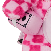 SPRAYGROUND® BACKPACK PINK FUR CHECK MONEYBEAR BACKPACK