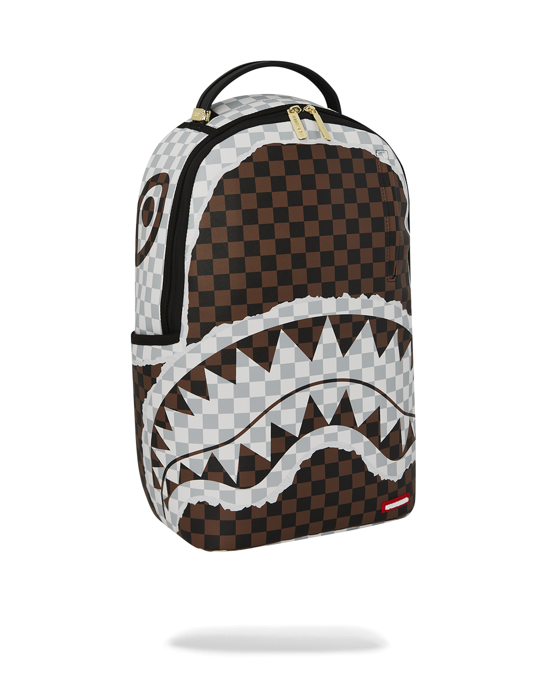 SPRAYGROUND® BACKPACK CREAM AND BROWN TEAR CHECK BACKPACK