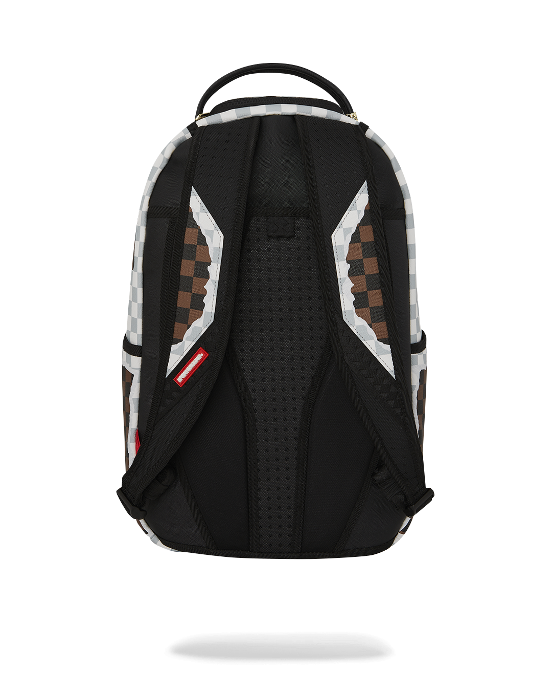 SPRAYGROUND® BACKPACK CREAM AND BROWN TEAR CHECK BACKPACK