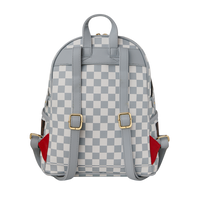SPRAYGROUND® BACKPACK CREAM AND BROWN TEAR CHECK SAVAGE BACKPACK