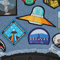 SPRAYGROUND® BACKPACK DENIM TEAR 3 AM PATCHES BACKPACK