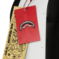SPRAYGROUND® BACKPACK SHARK CENTRAL LIQUID CHROME BACKPACK