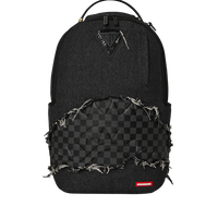SPRAYGROUND® BACKPACK BLACK DENIM TEAR SHARK BACKPACK