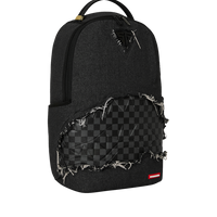 SPRAYGROUND® BACKPACK BLACK DENIM TEAR SHARK BACKPACK