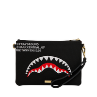 SPRAYGROUND® POUCHETTE SHARK CENTRAL KNIT CROSSOVER CLUTCH