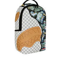 SPRAYGROUND® BACKPACK CREAM CHECK FULL OF CASH BACKPACK