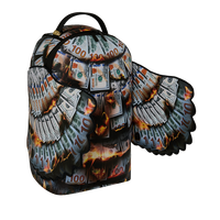 SPRAYGROUND® BACKPACK SCORCHING MONEY FEATHERS BACKPACK